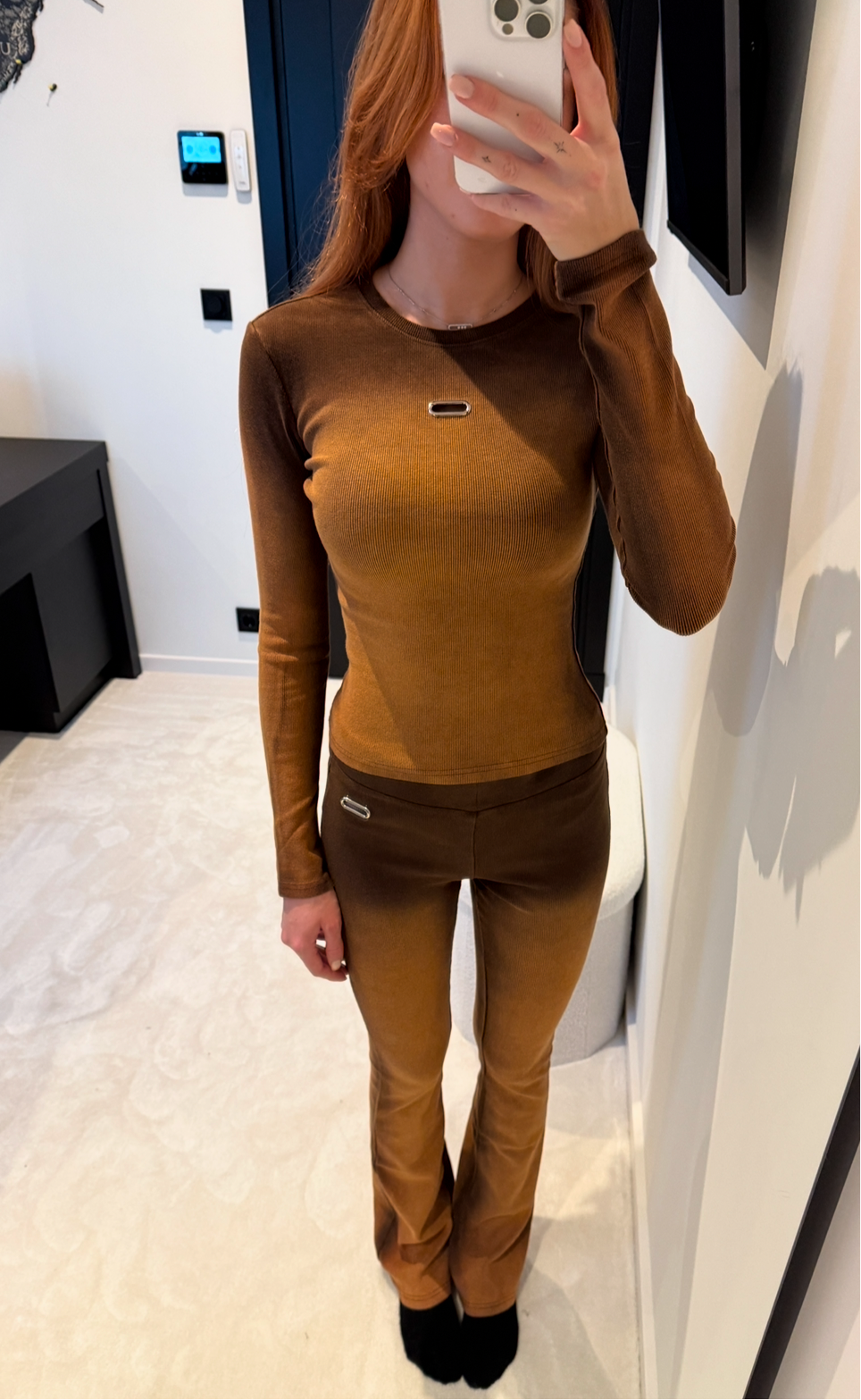 Sisters suit hazelnootbruin