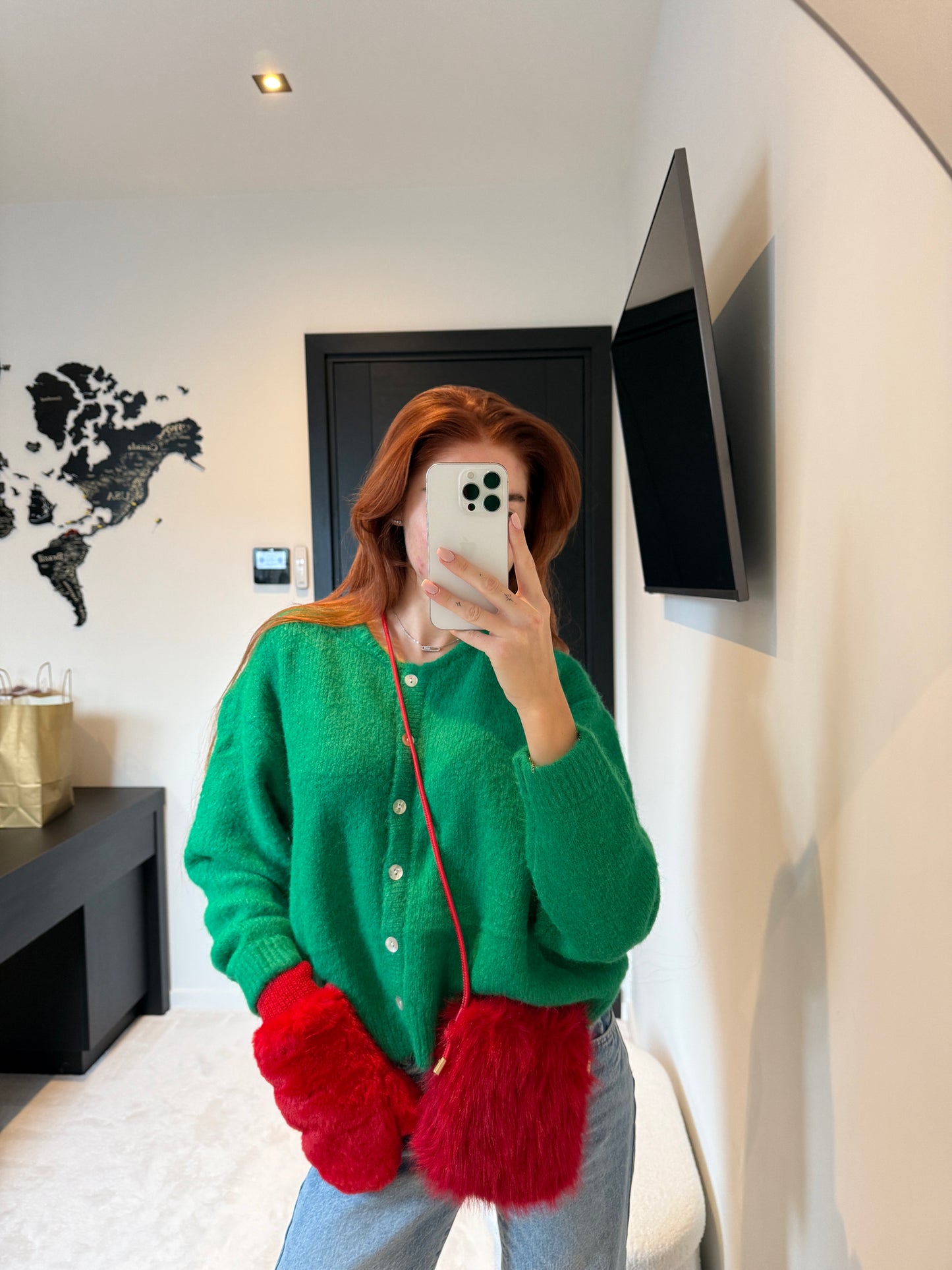 Fluffy telefoontasje