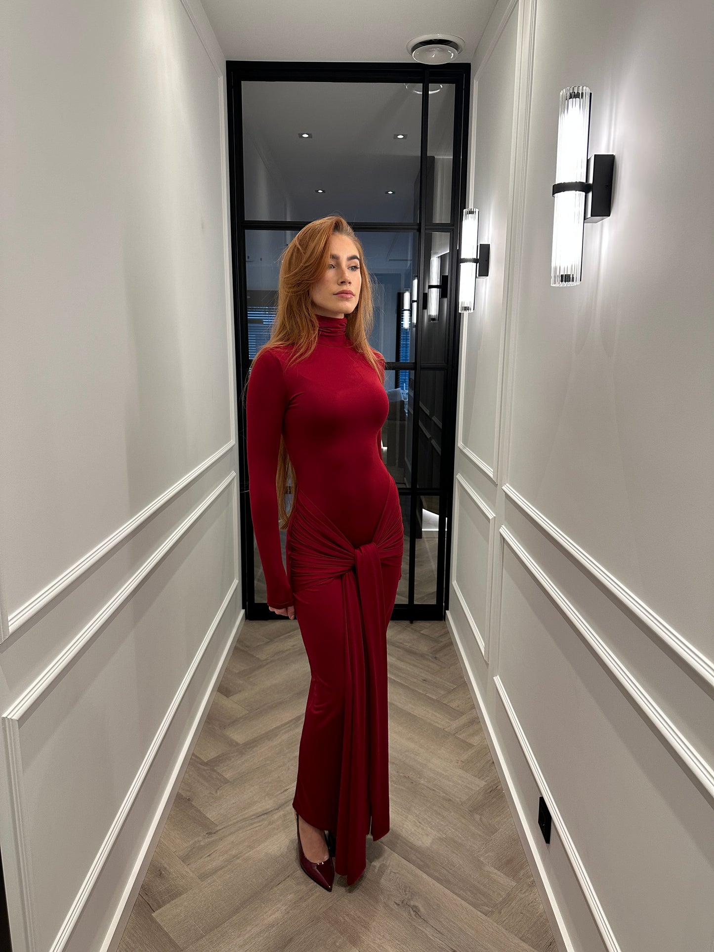 Maxi jurk valentijn rood