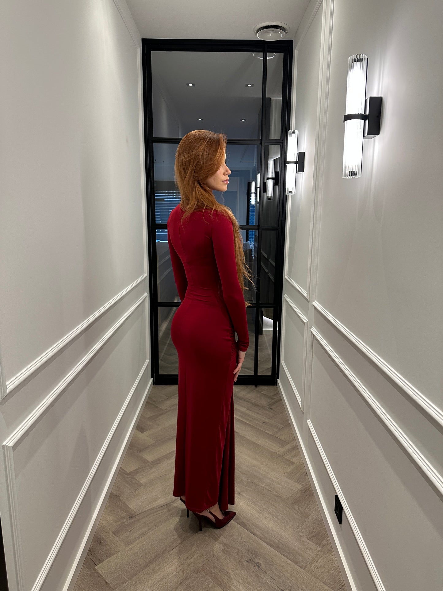 Maxi jurk valentijn rood