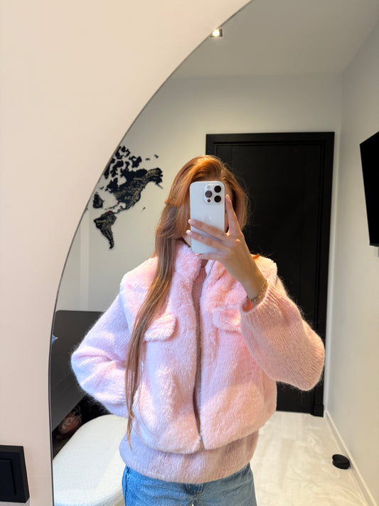 Baby pink sweater